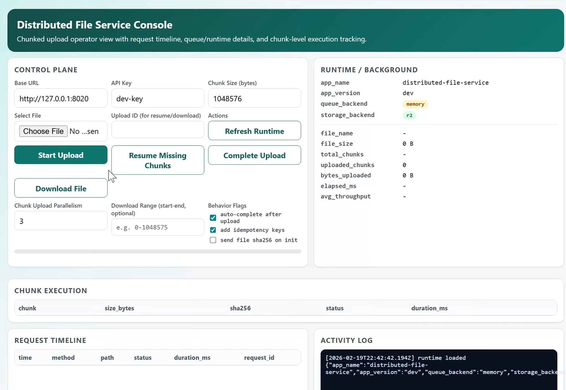 High-Throughput Distributed File Service interface preview